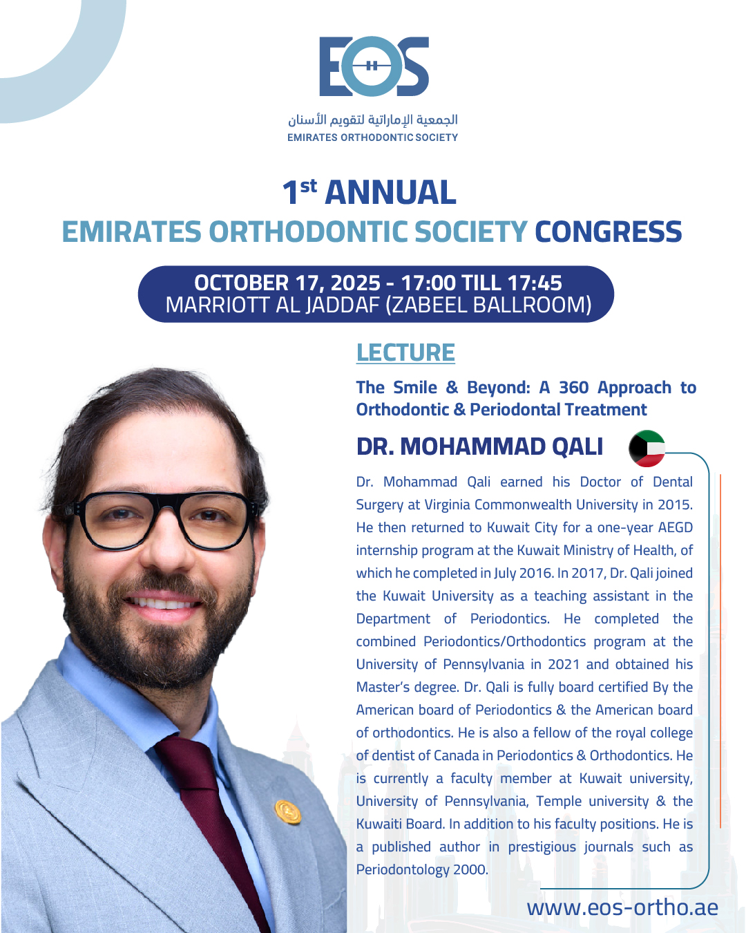 LECTURE Dr. Mohammad Qali