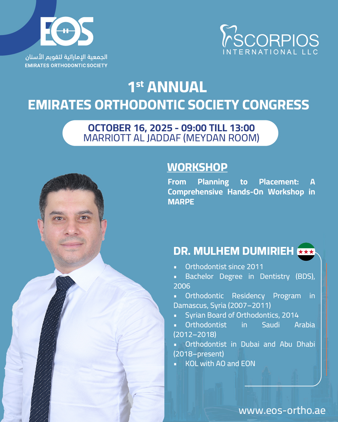 WORKSHOP Dr. Mulhem Dumirieh